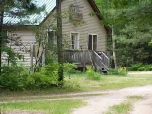 Image of Quiet Rustic Cabin, Lake Access, Near Pictured Rocks! Boat, raft, Swimming!