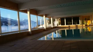 Image of Beautiful vacation apartment with 2 bathrooms, swimming pool, sauna, large terrace, garden. Flat screen TV
