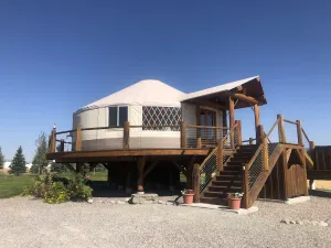 Image of Luxury Yurt bordering Flathead Lake