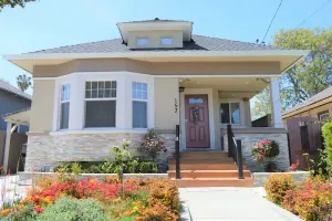 Image of CentralDowntownSanJose-Stunning, fireplace Modern Craftsman house\/SAP, Airport