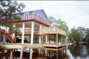 Image of Cedar Island with Boat Dock, 1 mile from Keaton Beach
