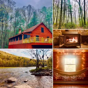 Image of The Perfect Log Cabin on 8 acres of Private Woods