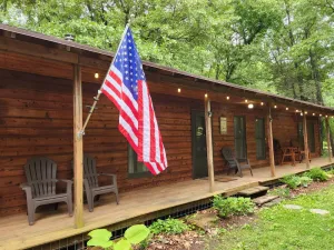Image of Secluded Cabin Getaway with Firepit