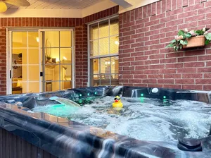 Image of This is it! Hot Tub + Pool Table + Pac-Man = FUN!