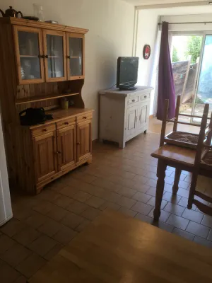 Image of ground-floor apartment with garden