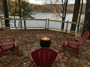 Image of Large (3500 sf), lakefront retreat. Close to skiing and hiking.