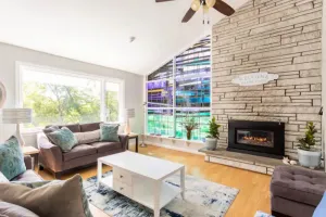 Image of Unique Retreat with Private Patio, 4 King Beds and BBQ
