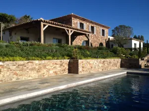 Image of Charming house, 180° sea view, heated swimming pool