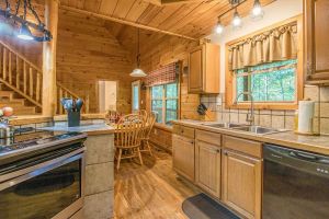 Image of Deluxe Family Cabin | 26ft Wood Ceilings | Hot Tub | Game Room | PET FRIENDLY