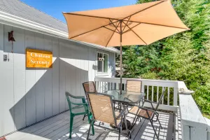 Image of Coastal house with decks, grill, firepit, & modern kitchen - 1\/2 mile to beach