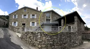 Image of 5-person gîte in a typical Ardèche stone house.