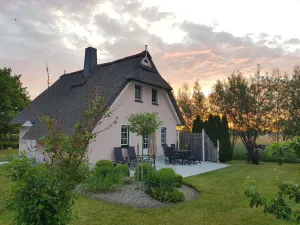 Image of Coziness under thatch, fireplace, sun terrace
