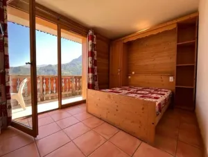 Image of Ground floor, view exceptional, balcony, tv, ski locker, 50m², Pra Loup