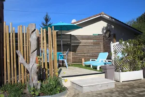 Image of Arcachon Gujan, Clim garden enclosed parking studio cosy bright independent