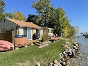 Image of Cozy Sunrise Sunsation w\/Hot Tub & Fire-pit close to Hiking Skiing Snowmobiling!