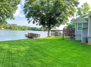 Image of Big Water Sunset Views with Dock & Lawn!