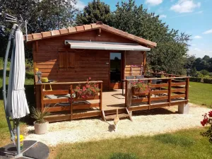 Image of the cozy cottage in black perigord and equipped with air conditioning