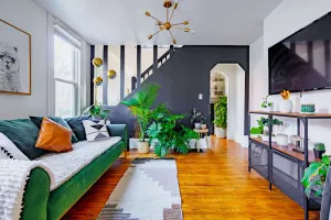 Image of Welcome to the Jungle 🌿🐯 - Cali King Bed • Free Parking • Short North • Downtown • Convention Cntr
