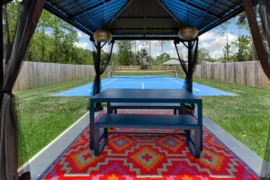 Image of The Pink Palm - Private Pickleball Court- Close to Downtown!
