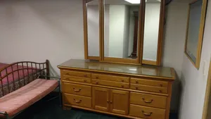Image of Master suite in basement of single family home.
