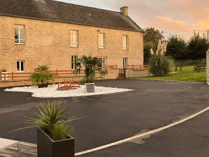 Image of Terrace gîte 1.5 km from the D-Day landing beaches