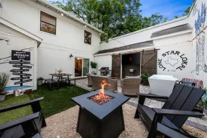 Image of Wine Trail Retreat w\/ Fire Pit, Grill, Plunge, Walk to Downtown!