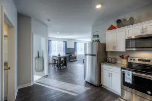 Image of Cozy 2-Bedroom Condo in Vibrant Urban Omaha with Convenient Designated Parking