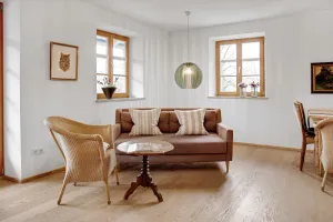 Image of Charming Apartment “Ferienwohnung Eiche” with Mountain View, Wi-Fi