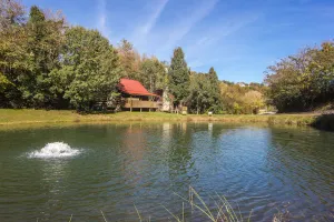 Image of Fishing Pond, Wifi, Corn Hole, Easy Roads, Hot Tub, Fire Pit, Dog Friendly!