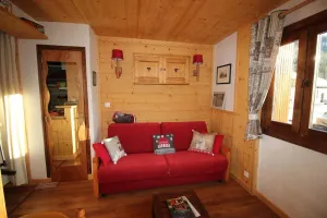 Image of 200m from resort center, Ground floor, balcony, tv, ski locker, 24m², Champagny-en-Vanoise