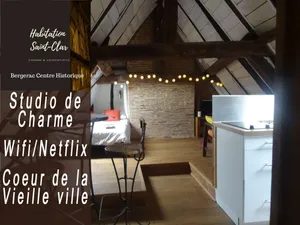 Image of Charming studio \"Le Colombier\" - Habitation Saint-Clar Historic Center - WIFI \/ Netflix