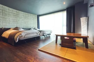 Image of Standard without mealsTwin JapaneseWestern style room on the upper floors 7th and 8th floors \/ Oita Ōita