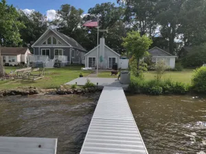 Image of Lakeside Matteson Lakeside Stargazer with a dock and swim area