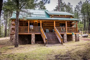 Image of Chateau Relaxeau Cozy Log Cabin in the Woods