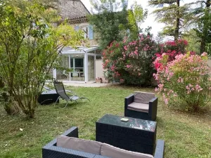 Image of Comfortable apartment in Drôme Provençale. Private green space.