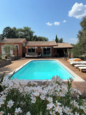 Image of Large vacation villa for family gatherings with heated pool.