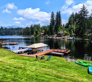 Image of Lakefront: Dog Friendly, Dock, BBQ, Firepit, AC