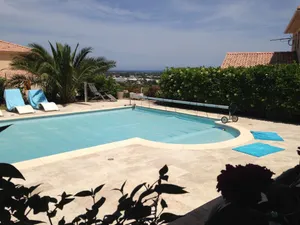 Image of 5 mn from the beach, whole villa with swimming pool, sea view