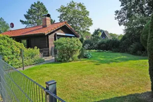 Image of Log cabin with W-LAN - large terrace with beach chair - - with fence in a quiet location