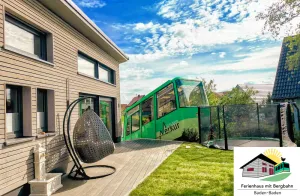 Image of Exclusive House with old Mountain-Railway