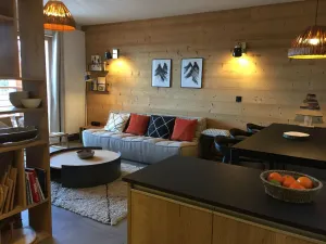 Image of \"Les Arcs 1800\" High standing apartment 6\/8 Pers feet from the slopes Sauna Hammam