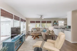 Image of South Hill's Blue Bungalow, A Charming Single Story Home with Lvl 2 EV Chrgr