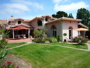 Image of Beaches, golf and village located studio with terrace in a private estate.
