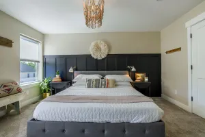 Image of The Baldwin Bungalow • Boho Charm + Hot Tub • Historic Downtown Stay
