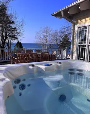 Image of Juniper Presents: Beautiful Coastal Home on Lake MI w\/ Hot Tub & Lakeside Deck