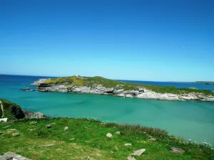 Image of Glendorgal Sands - The best sea views in Cornwall