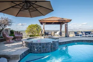 Image of A Walk in the Clouds: Stunning Views, Game Room, Pool & Hot Tub!