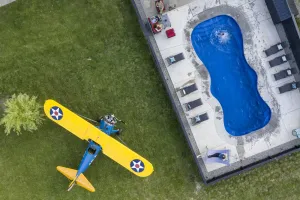 Image of The Aviator’s Lounge, loft living in the NRG, private pool & hot tub
