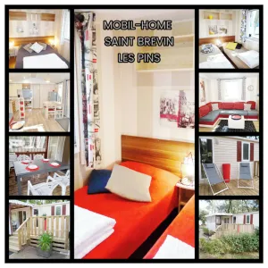 Image of HOME-COZY 40m2 Night or Stay (3Ch-2SdB-2Wc) Direct access to the sea, 4 * Campsite