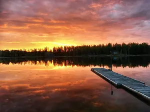 Image of Papa's Place - A secluded lake front property on the edge of Whitefish